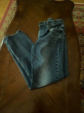 Old Navy Dark Blue Straight-Leg Jeans